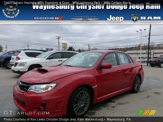 2012 Subaru Impreza WRX Premium 4 Door in WRX Lightning Red