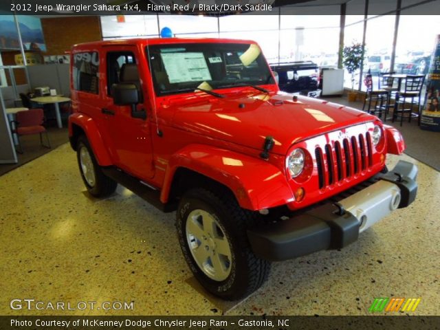 2012 Jeep Wrangler Sahara 4x4 in Flame Red
