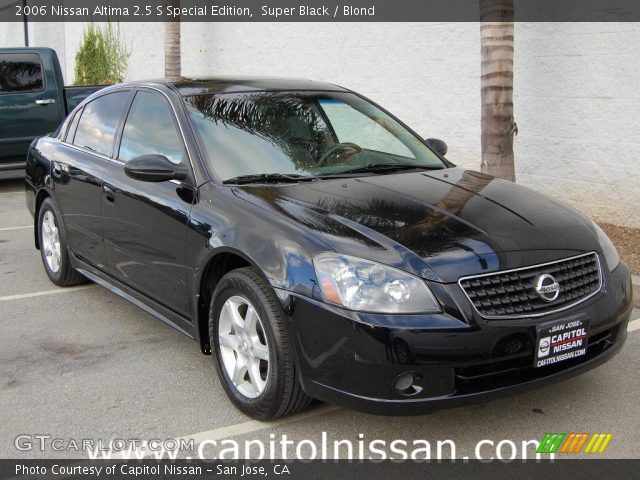2006 Nissan altima 2.5s black #8