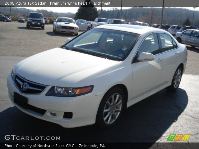 2008 Acura TSX Sedan in Premium White Pearl