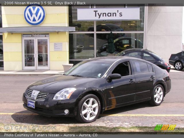 2006 Nissan Maxima 3.5 SE in Onyx Black