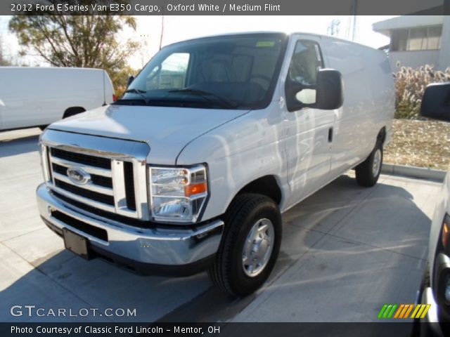 2012 Ford E Series Van E350 Cargo in Oxford White