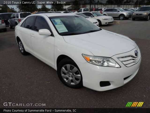 2010 Toyota Camry LE in Super White