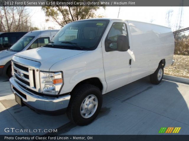 2012 Ford E Series Van E350 Extended Cargo in Oxford White