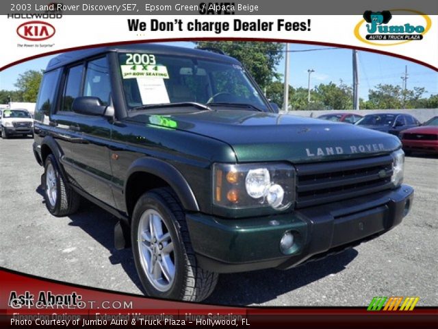 2003 Land Rover Discovery SE7 in Epsom Green