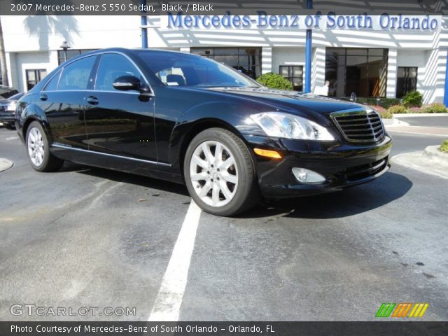 2007 Mercedes-Benz S 550 Sedan in Black
