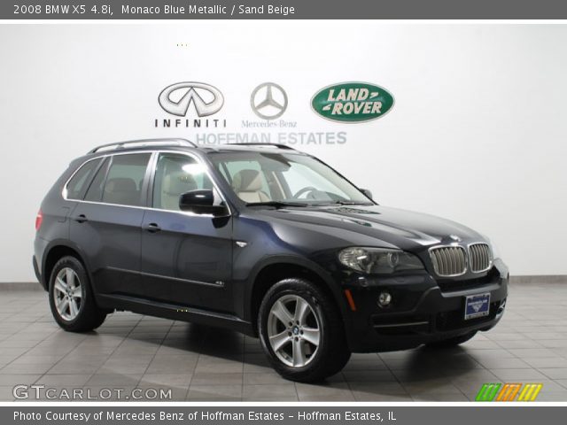 2008 BMW X5 4.8i in Monaco Blue Metallic