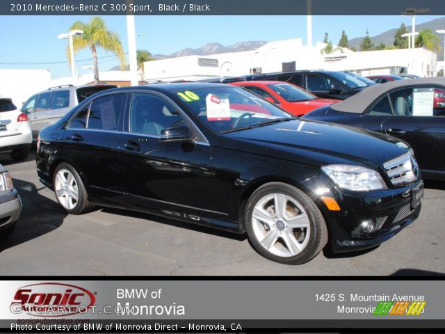 2010 Mercedes-Benz C 300 Sport in Black