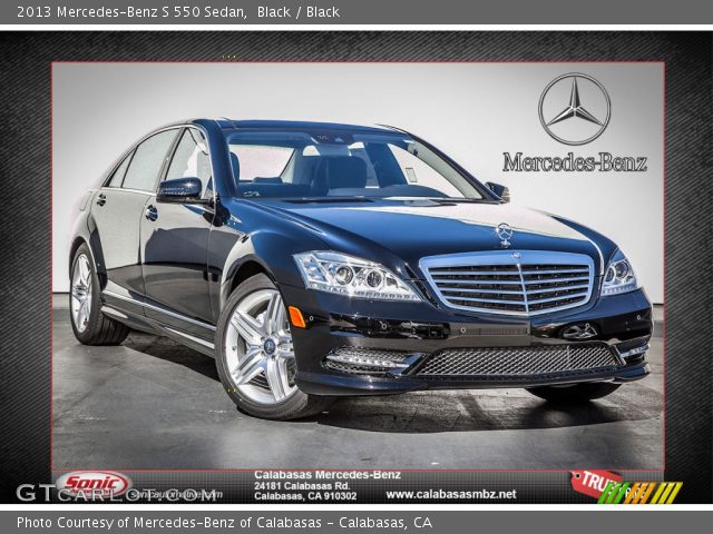 2013 Mercedes-Benz S 550 Sedan in Black