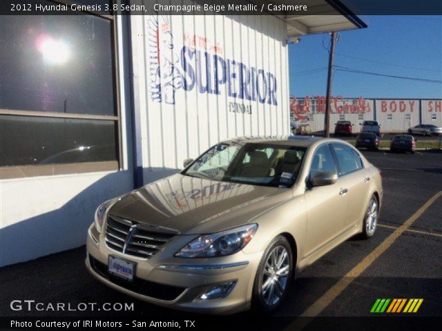 2012 Hyundai Genesis 3.8 Sedan in Champagne Beige Metallic