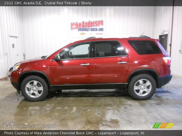 2012 GMC Acadia SLE in Crystal Red Tintcoat