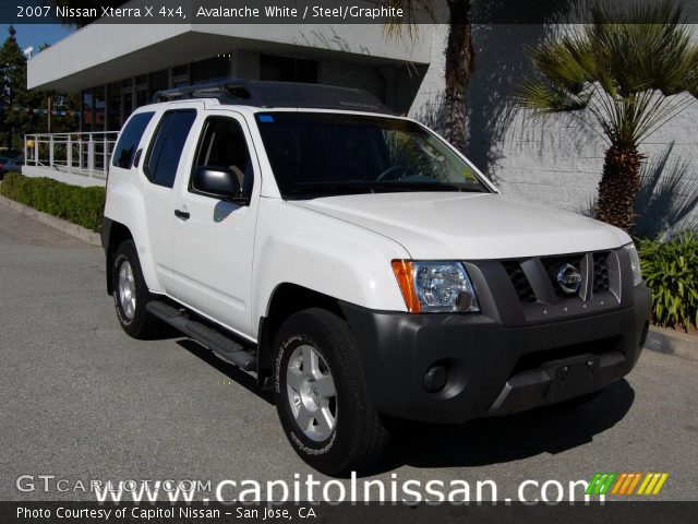 2007 Nissan Xterra X 4x4 in Avalanche White