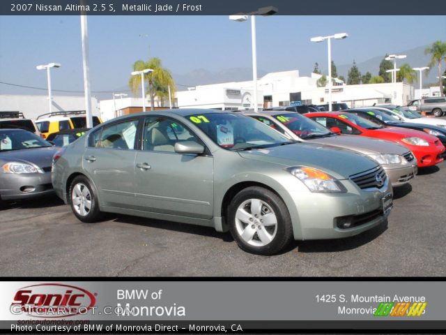 2007 Nissan Altima 2.5 S in Metallic Jade