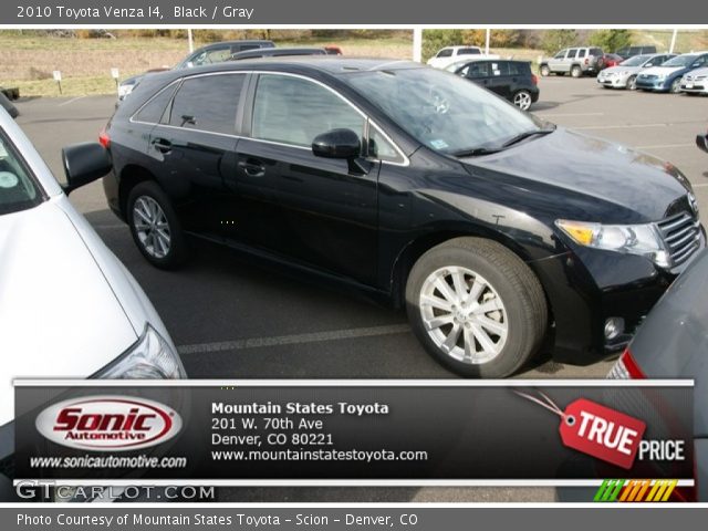 2010 Toyota Venza I4 in Black