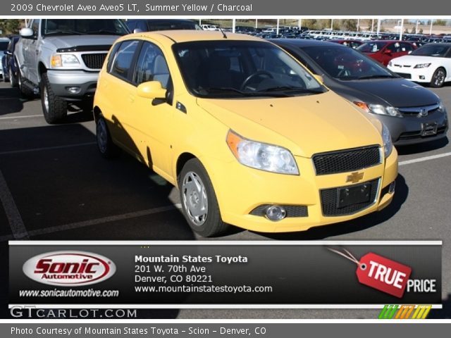 2009 Chevrolet Aveo Aveo5 LT in Summer Yellow