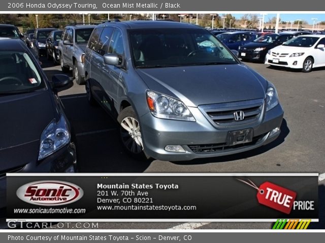 2006 Honda Odyssey Touring in Ocean Mist Metallic