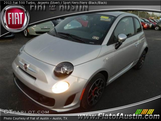 2013 Fiat 500 Turbo in Argento (Silver)