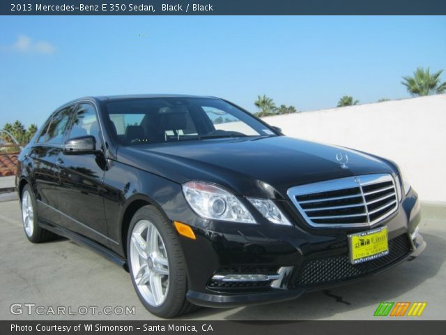 2013 Mercedes-Benz E 350 Sedan in Black