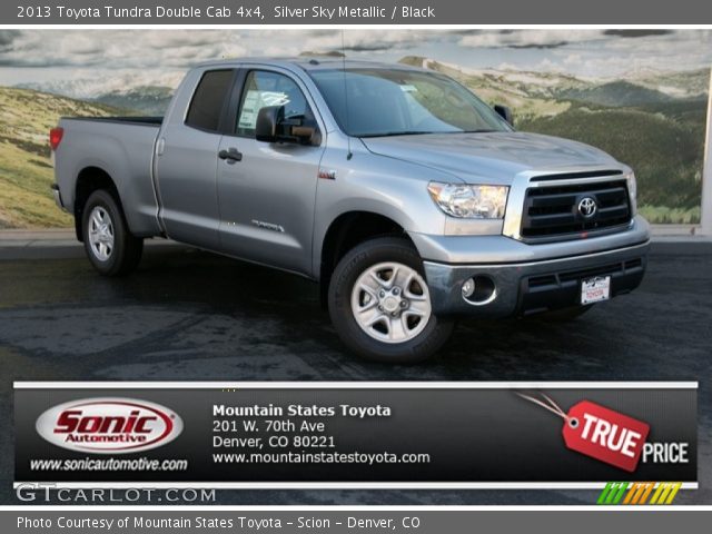 2013 Toyota Tundra Double Cab 4x4 in Silver Sky Metallic