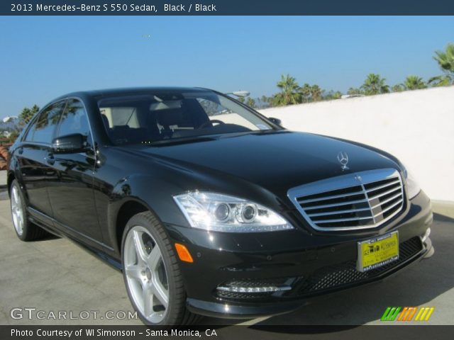 2013 Mercedes-Benz S 550 Sedan in Black
