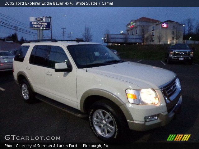 2009 Ford Explorer Eddie Bauer 4x4 in White Suede