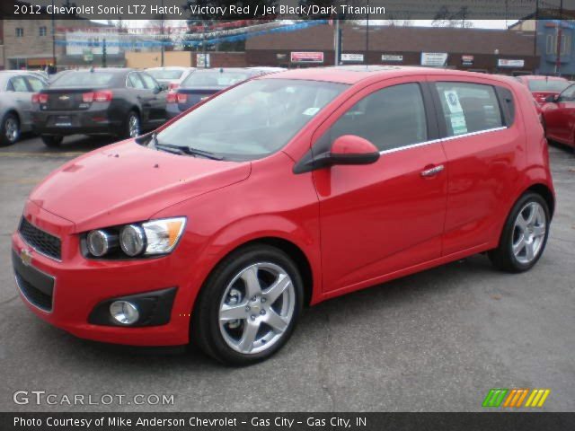 2012 Chevrolet Sonic LTZ Hatch in Victory Red