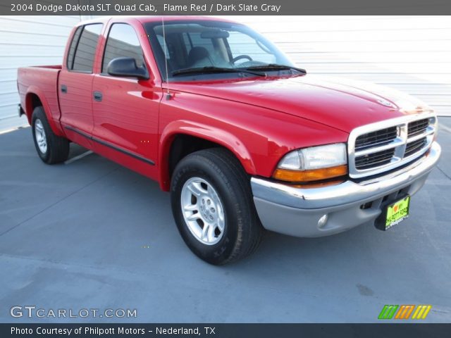 2004 Dodge Dakota SLT Quad Cab in Flame Red
