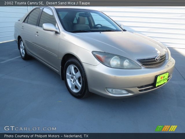 2002 Toyota Camry SE in Desert Sand Mica