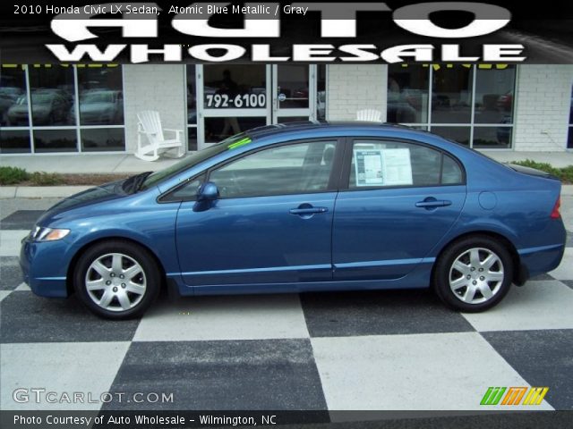 2010 Honda Civic LX Sedan in Atomic Blue Metallic