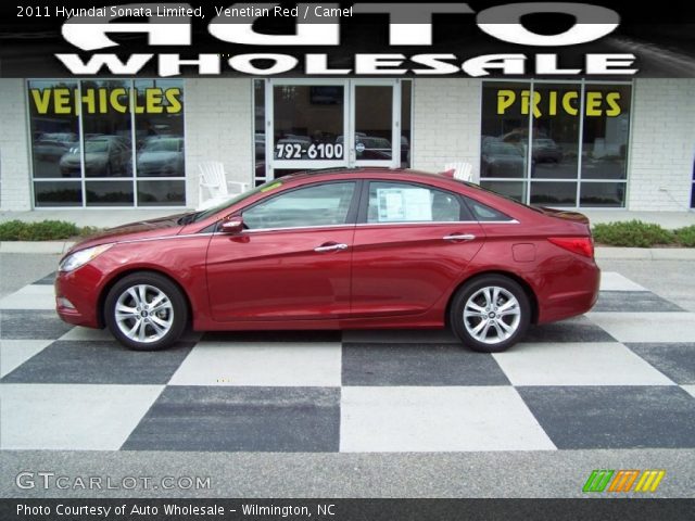 2011 Hyundai Sonata Limited in Venetian Red