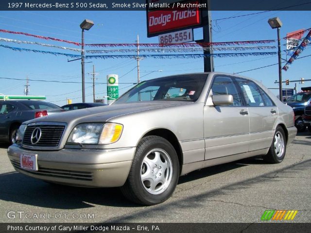 1997 Mercedes-Benz S 500 Sedan in Smoke Silver Metallic