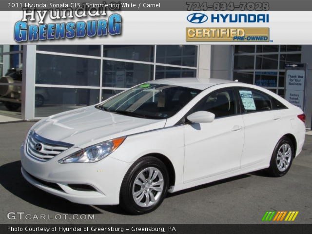 2011 Hyundai Sonata GLS in Shimmering White