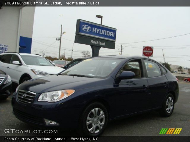 2009 Hyundai Elantra GLS Sedan in Regatta Blue