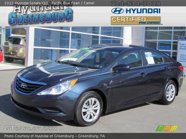 2012 Hyundai Sonata GLS in Pacific Blue Pearl