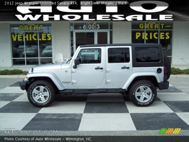 2012 Jeep Wrangler Unlimited Sahara 4x4 in Bright Silver Metallic