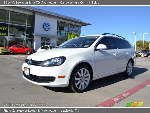2010 Volkswagen Jetta TDI SportWagen in Candy White