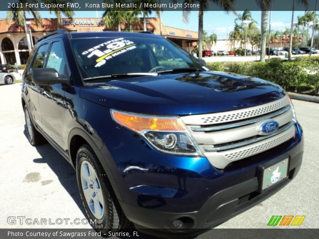 2011 Ford Explorer FWD in Kona Blue Metallic