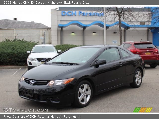 2008 Honda Civic EX Coupe in Nighthawk Black Pearl