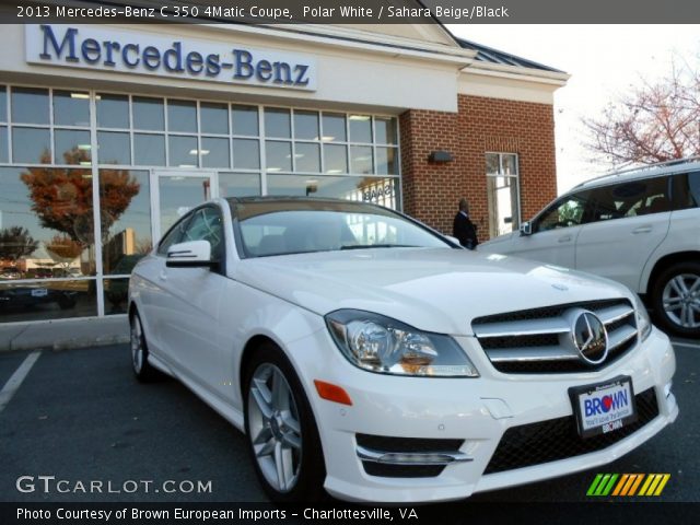2013 Mercedes-Benz C 350 4Matic Coupe in Polar White