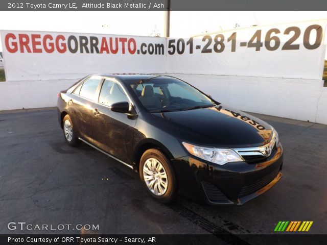 2012 Toyota Camry LE in Attitude Black Metallic