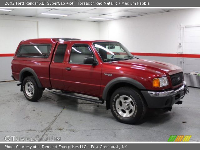 2003 Ford Ranger XLT SuperCab 4x4 in Toreador Red Metallic