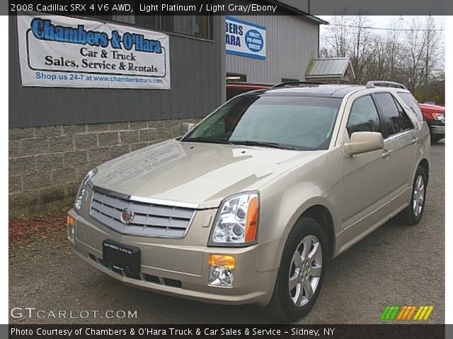 2008 Cadillac SRX 4 V6 AWD in Light Platinum