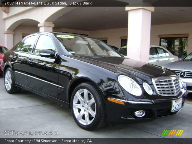 2007 Mercedes-Benz E 350 Sedan in Black
