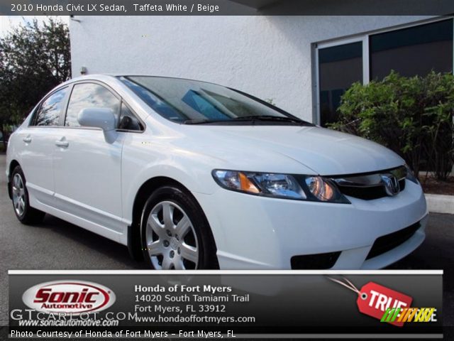 2010 Honda Civic LX Sedan in Taffeta White
