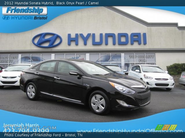 2012 Hyundai Sonata Hybrid in Black Onyx Pearl