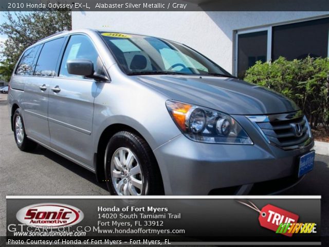 2010 Honda Odyssey EX-L in Alabaster Silver Metallic