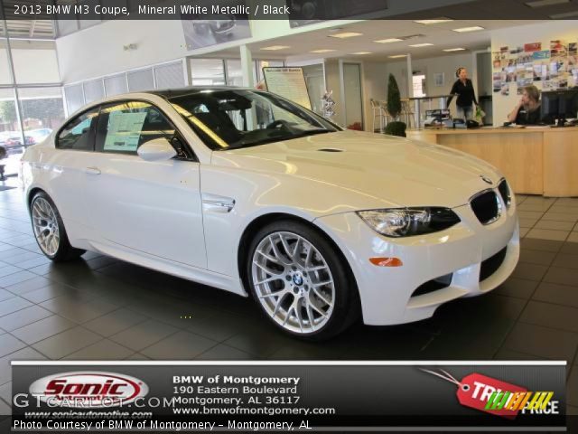 2013 BMW M3 Coupe in Mineral White Metallic