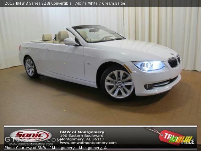 2013 BMW 3 Series 328i Convertible in Alpine White