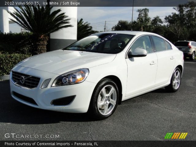 2012 Volvo S60 T5 in Ice White