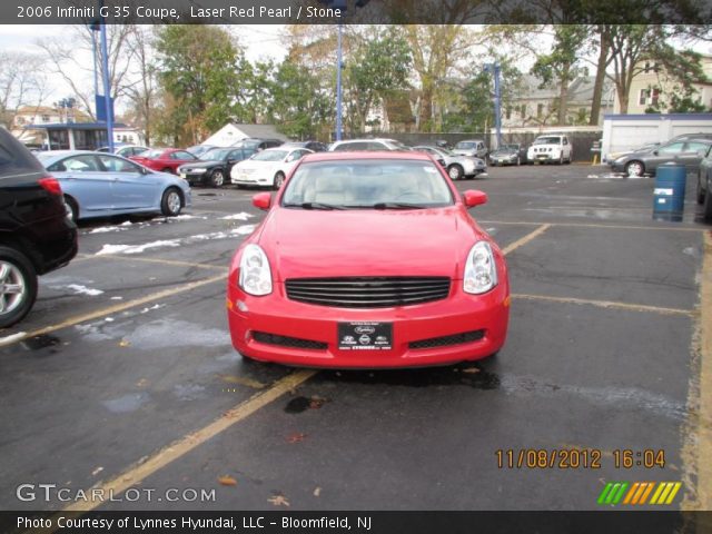2006 Infiniti G 35 Coupe in Laser Red Pearl